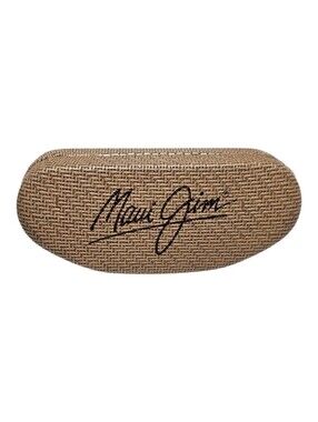 Maui Jim Tan Woven Texture Sunglasses Case